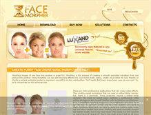 Tablet Screenshot of facemorpher.com